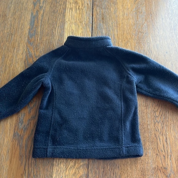 Columbia fleece full zip up size 12 to 18 months black long sleeves pockets - Picture 5 of 13